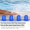 DIELOVEHUA Pack of 4 Pool Plugs, Swimming Pool Sealing Plugs,