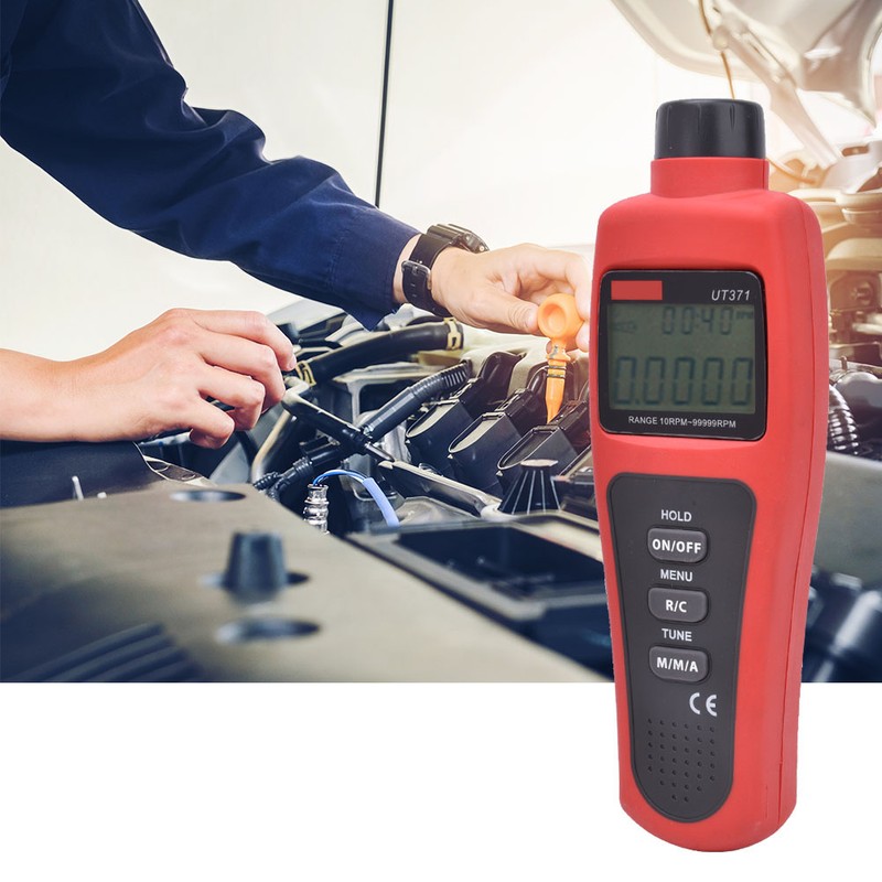 UNI T UT371/UT372 Handheld Non Contact Digital Display Tachometer Rotation