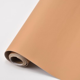 AuMoHall Leather Repair Patch Tape Roll, 15.75" x 59.06" Self Adhesive DIY Leather Repair Patch for Car Seat, Furniture, Sofa, Boat, Handbags (Warm Yellow)