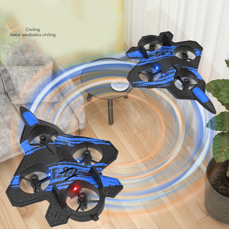 Remote Control Airplane Fighter Foam Stunt Fighter RC Quadcopter with