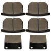 Caltric Brake Pads for Suzuki GS650 GS650E GS650G GS650M 1981-1983