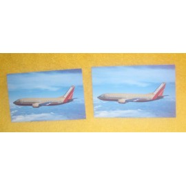 Vintage 1986 SOUTHWEST AIRLINES BOEING 737-300 Johnston Studio POSTCARD - 2