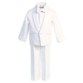 ropa de bautizo para niño de 1 año Traje esmoquin Baby boy White Suit Tuxedo Christening Outfits for Boys Baptism Suits