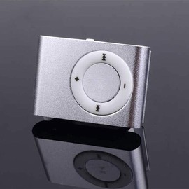 Green Colors Portable Metal Mini Clip Sport Mp3 Player No Memory Card Music Player with Tf Slot Nice Processing Portable Audio and Video