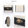 SecretDoor 333043-01 Black Trifold Wallet, Women's, Trifold Wallet, Compact Wallet,