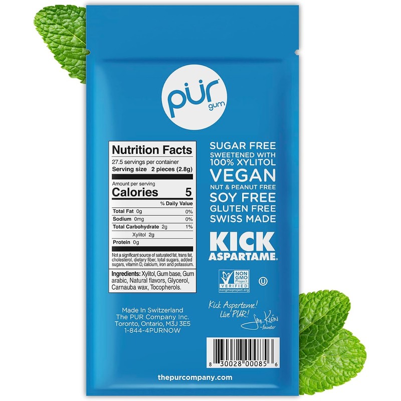 PUR-Gum Aspartame Free Bubblegum - Figura decorativa