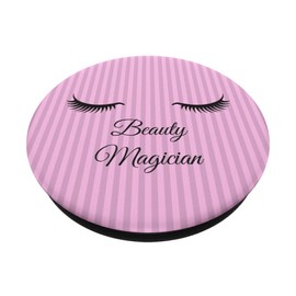 Cute Pink Esthetician Beauty Magician Eyelashes