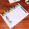 DOITOOL Erasable Whiteboard Music Staff Writable Music Teaching Practice Board