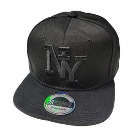 J26 Kids Snapback USA Cap Teenie Cap Baseball Cap Trucker Cap Sport NY - Black - One size