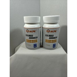 MPK 2x Sea Moss Advanced 60 Caps MPK Ashwagandha Burdock Seed Bladderwrack Sativa