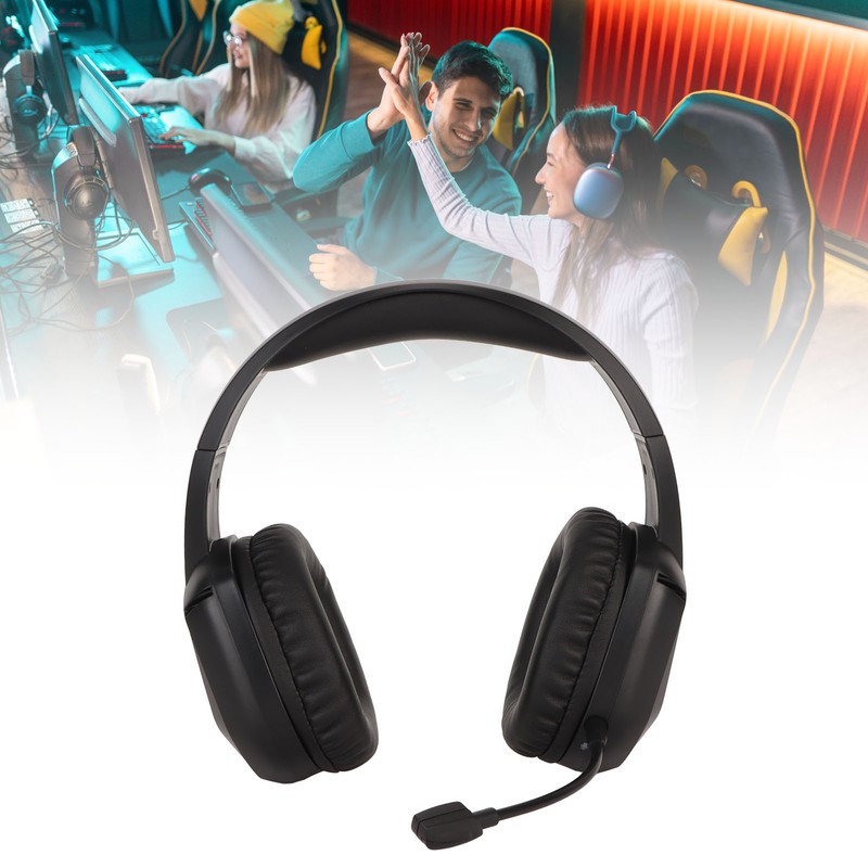 Bluetooth Gaming Headset Multifunction RGB Cool Lighting Low Latency Noise
