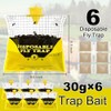 Glovv Outdoor Fly Traps - 6 Pack Disposable Bug Catchers