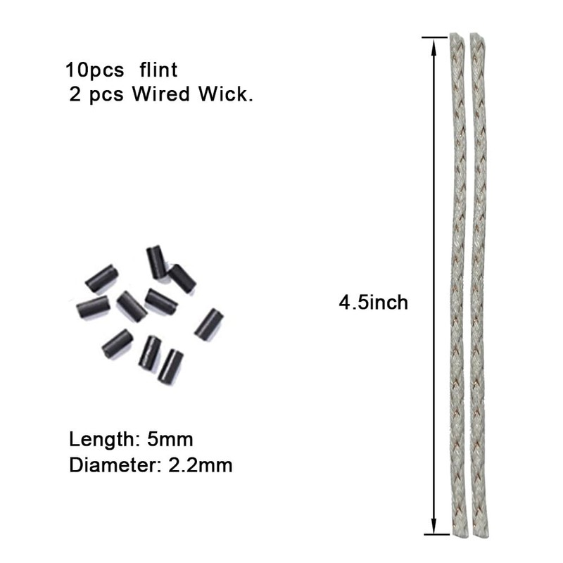 Universal Lighter Replacement Repair Kit Pack for Petrol Gas Fluid