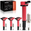 A-Premium (Blue) Set of 8 Ignition Coil Pack and Iridium