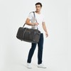 WANDF Travel Duffle Bag 65L Shoes Compartment Foldable Overnight Weekender