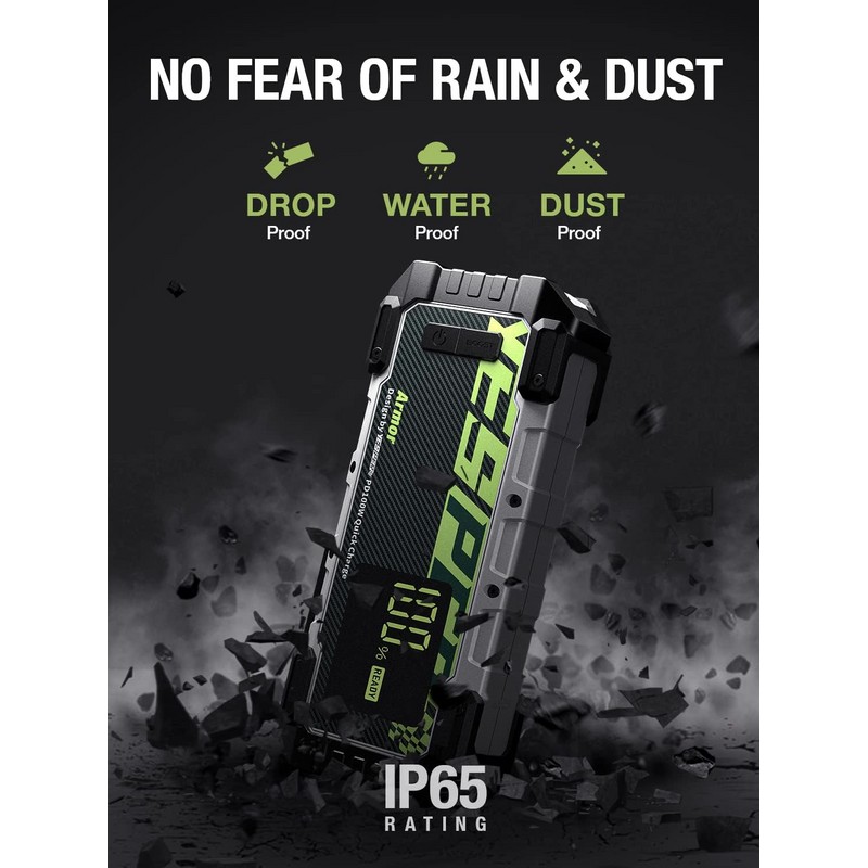 YESPER Battery Jump Starter 3000A Peak Portable Car Booster 100W