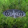 StormDrain 6" Outdoor Square Drain Grate Cover - Fits 6"