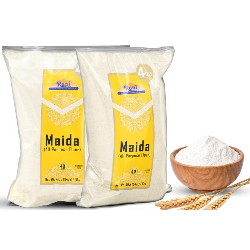 Rani Maida Flour (Indian All Purpose Flour) 64oz (4lbs) 1.81kg