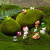 Baiinjiene 42 Pcs Mini Resin Animals Dollhouse,Fairy House Garden,Micro Landscaping