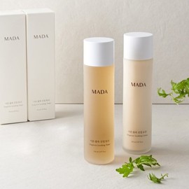 (MADA)MADA 이른 봄쑥 수분진정 비건 스킨케어 2종 세트(토너 150ml+로션 150ml) (MADA) MADA Early Spring Mugwort Hydrating Soothing Vegan Skincare Set (Toner 150ml + Lotion 150ml)
