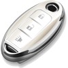 Tukellen Compatible with Nissan Key Fob Cover Soft TPU Key