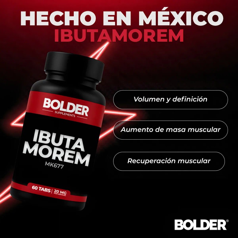 Ibutamorem Mk677 Definición Masa Tabs Serv 20mg Bolder Sabor