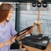 BIGMONAT Vinyl Record Player, 3 Speed Turntable with Bluetooth Built-in