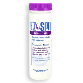 EZ Spa Hot Tub Care Bundle, 1lb EZ Spa Total Care and 2 Premium Scum Star Sponge for Effective Cleaning and Care