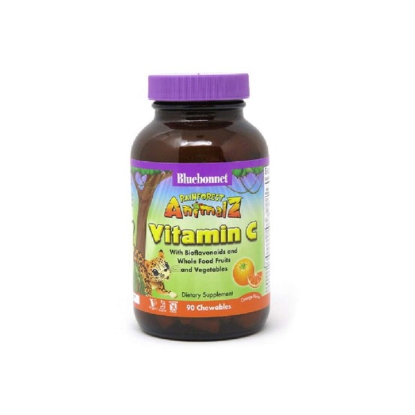 Bluebonnet Nutrition Rainforest Animalz Vitamin C, 90 CT
