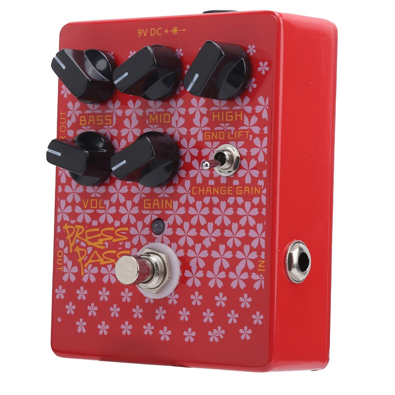 Bass Guitar Effects Pedal Driver with DI Tube Amplifier XLR