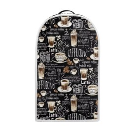 Poceacles Coffee Pattern Blender Covers for Kitchen Compatible with Food Blender, Food Processor for Kitchen Blender Cover, Easy to Clean