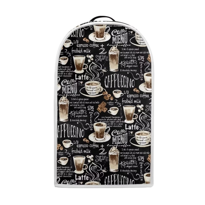 Poceacles Coffee Pattern Blender Covers for Kitchen Compatible with Food