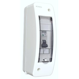 RoadEu - Circuit Breaker, Power Distributor C16A 1P 230V - Circuit Breaker, Fuse Box, Surface-Mounted Distributor