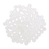 sourcing map 100pcs PP Plastic Bearing Balls 4.5mm Solid Plastic