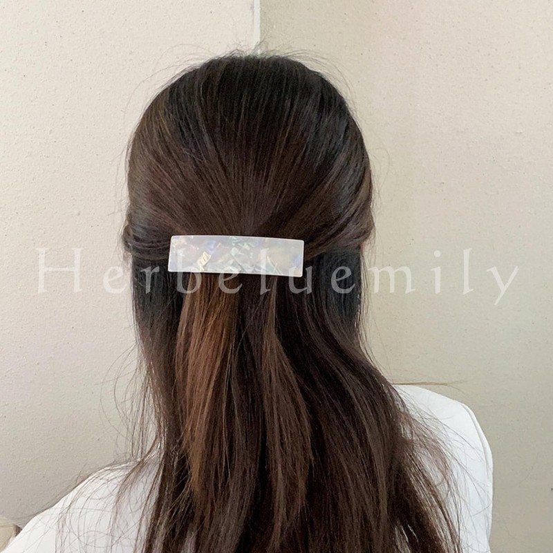 Herbeluemily Hair Barrette, Hair Ornament, Tortoise Shell Hair Clip, Stylish,