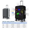 Lukbfall Video Game Controller Pattern Luggage Suitcase Covers Elastic Washable