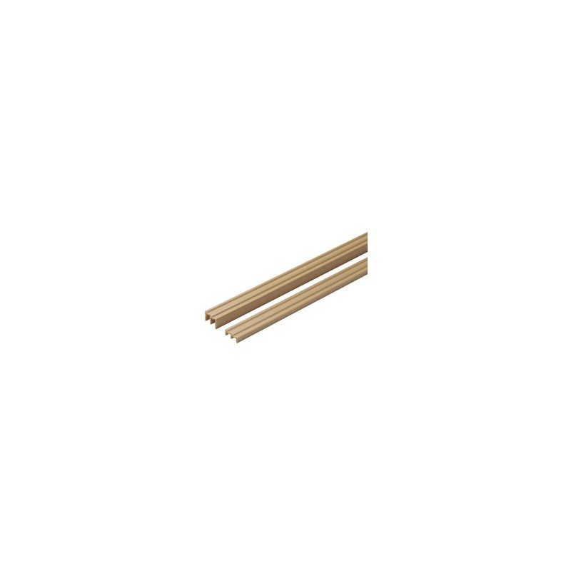 Knape & Vogt P2417TAN48 Plastic Sliding Door Track