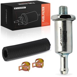 A-Premium Fuel Filter Compatible with Ford F-150 F150 1976, F-250 F250 1964-1976, F-350 F350 1964-1974/1976, F-500 F500 1975-1977, Mustang 1966-1973/1979-1982, Fiesta 1978-1980 & Lincoln & Jeep