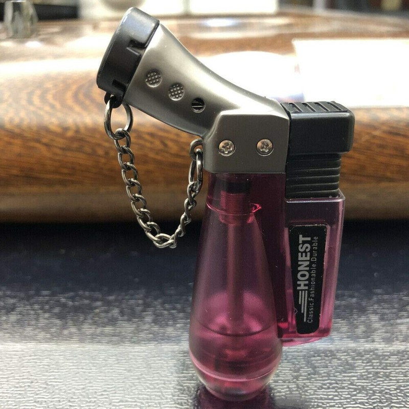 Jet Torch Flame Lighter Windproof 1300'C Adjustable Flame Refillable Butane