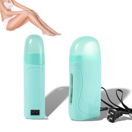 Calentador De Cera, Roll On Wax Depilatorio, Calentador De Cera Profesional Enrollable, Máquina De Cera Depilatoria Con Base De Calentador, Para Rostro, Axilas, Piernas, Bikini
