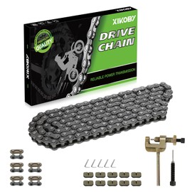 XIKOBY 35 Chain 140 Links Chain Breaker Kit for Mini Bike Coleman CT100U CC100X Baja DB30 Blitz Racer Motovox MBX10 MBX11 Monster Mega Moto 80 105cc Predator 212cc 100cc 97cc Go Kart Minibike Parts