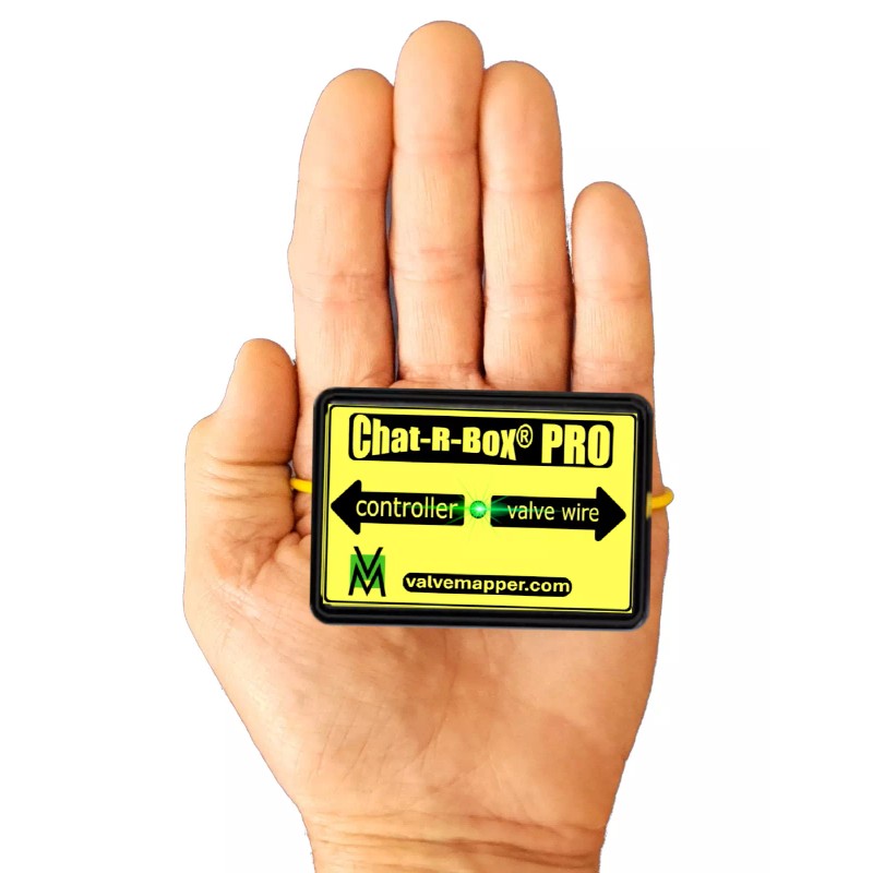 ValveMapper Lawn Valve Locator Chat-R-Box® PRO w/LED, Valve Finder, find