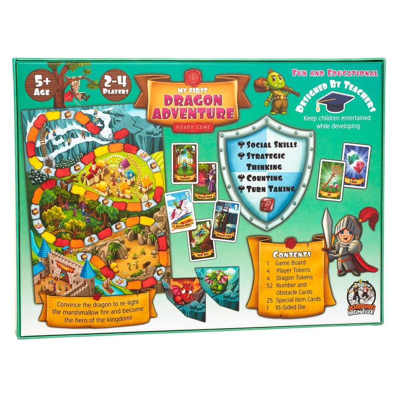 My First Dragon Adventure Board Game - Kids Save The