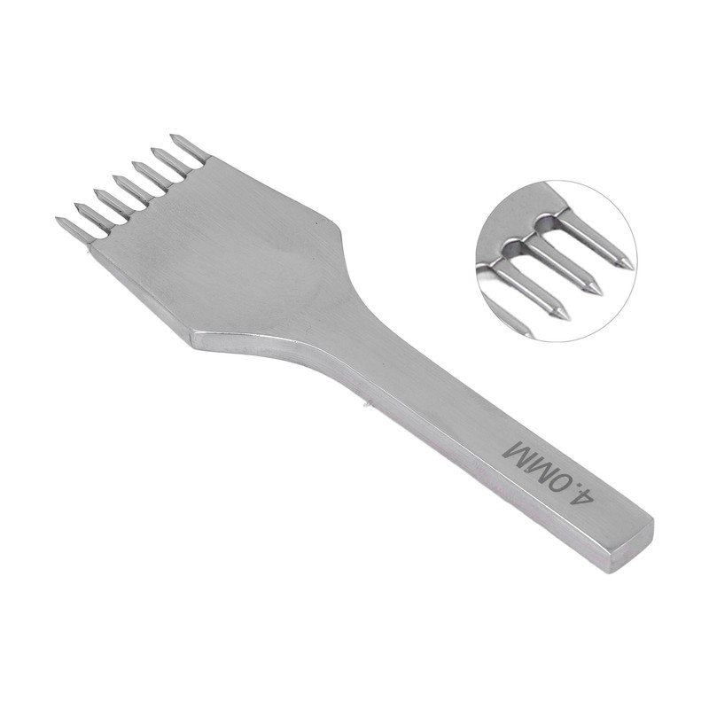 Leather Pricking Iron Round Cutting Mirror Polished High Speed Steel