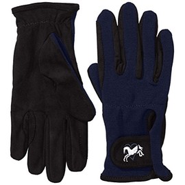 Riders Trend 1007064 Riding Gloves black Black/Blue Size:S