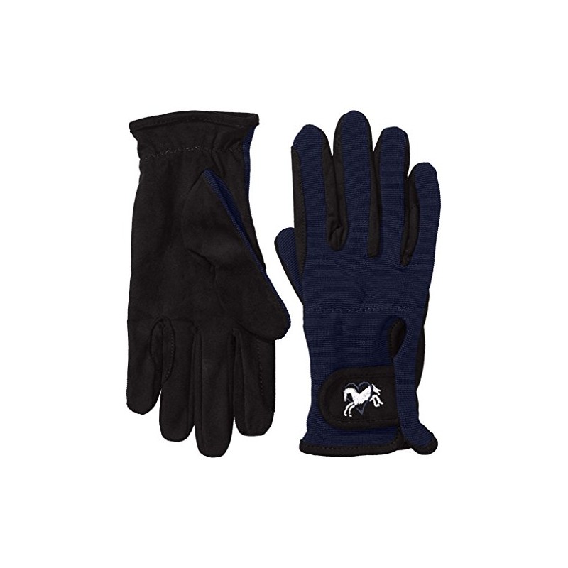 Riders Trend 1007064 Riding Gloves black Black/Blue Size:S