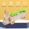 Toddler Radish Matching Car Toy Baby Safe Infant Robust Wooden