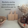 Set of 2 Mini Wooden Kitchen Boards with Handle Ideal