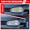 ADCARLIGHTS For 1999-2006 Volkswagen Golf MK4 Headlight Assembly with 1999-2002