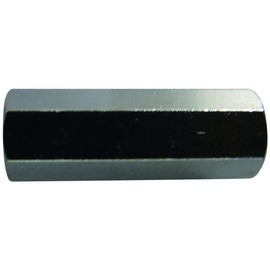 DAIDOHANT 10184728 Nut Brass High Nut (Nominal Diameter) M3 x Height B 0.8 inches (20 mm) (Brass/Nickel) (Pack of 4)